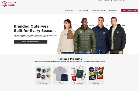Canadian Custom Apparel Web Canadian Custom Apparel Web