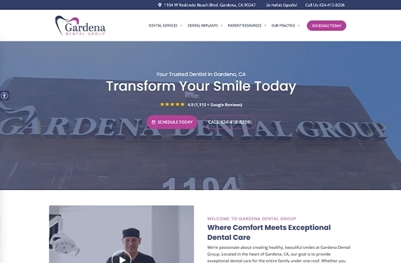 Gardena Dental Group Web